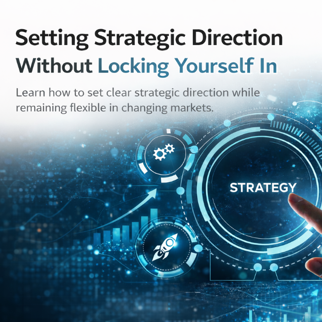 Setting Strategic Direction Without Locking Yourself In